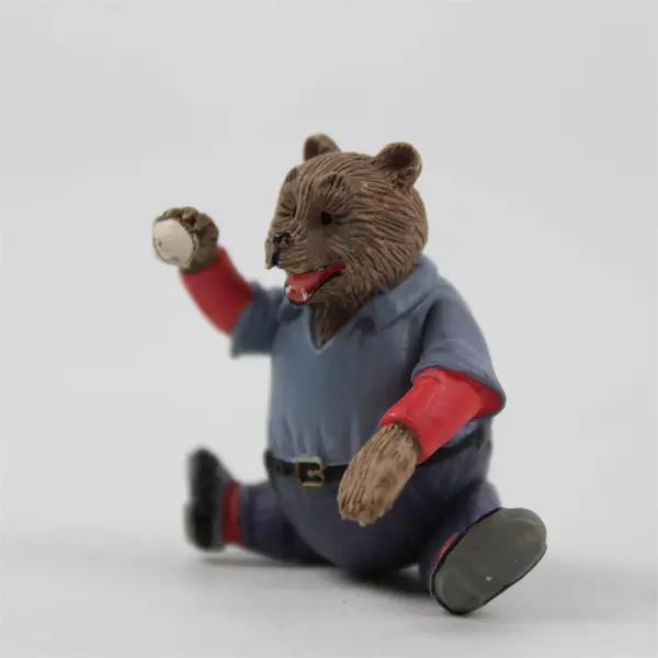 Roosevelt Bears Baseball Toy Chest Collectible Mini 2x3.5x2 in