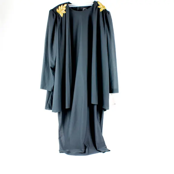 NWT Vintage Leni Leni Women’s 18W Black Layered Long Sleeve Embellished Dress