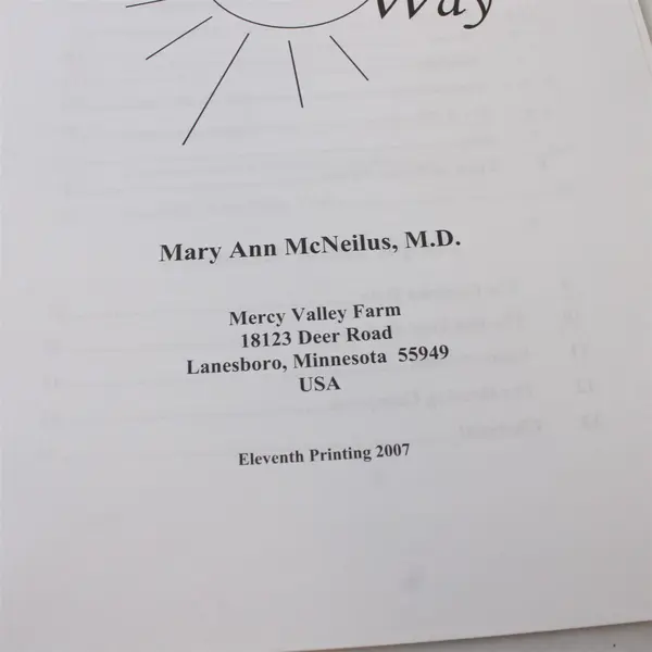 God's Healing Way Mary Ann McNeilus 11th Printing 2007 Paperback Good