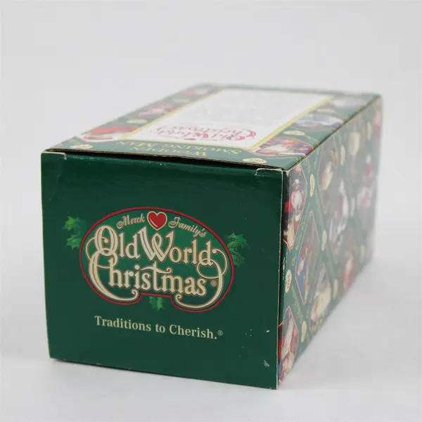 Old World Christmas Fireman Smoker Figurine 8" Hand-Painted New