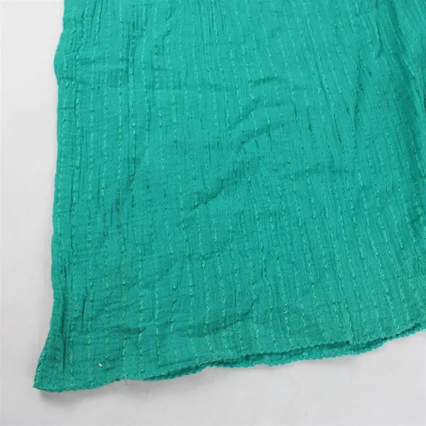 Vintage Comfort Exchange Women's XL-2X Teal Embellished Maxi Sleep/House Dress