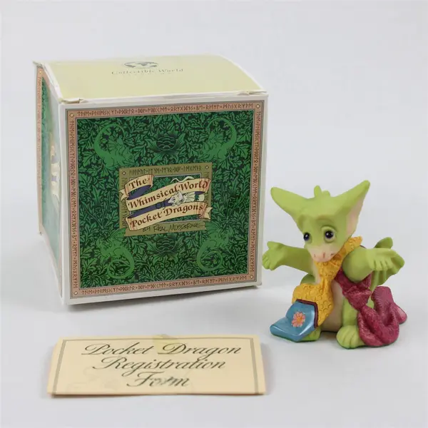 Whimsical World of Pocket Dragons 'Choice of Ties' Musgrave Figurine NEW