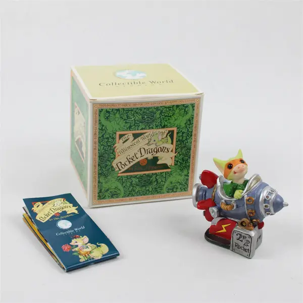 Whimsical World Pocket Dragons "Defender of the Universe" Real Musgrave NIB