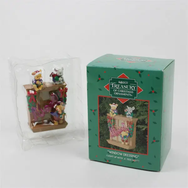 Enesco Treasury 2002 Window Dressing Ornament M. Silmore Collection New in Box