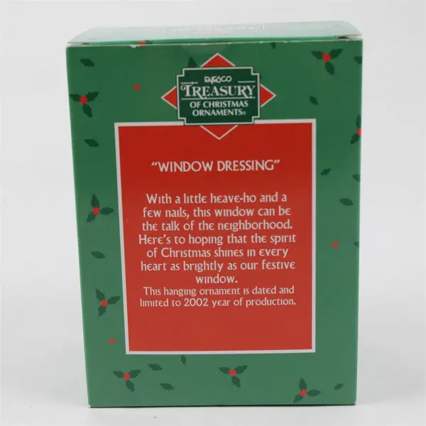 Enesco Treasury 2002 Window Dressing Ornament M. Silmore Collection New in Box