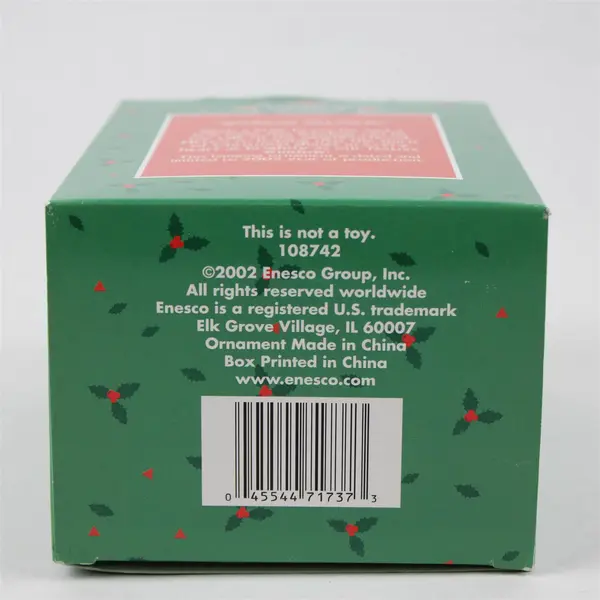 Enesco Treasury 2002 Window Dressing Ornament M. Silmore Collection New in Box