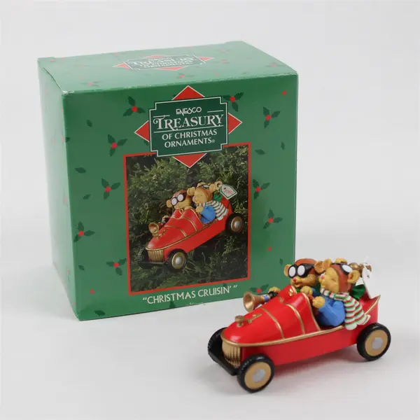 Enesco 2002 Treasury of Christmas Ornaments Christmas Cruising - New
