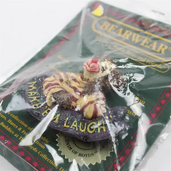 Boyds Bears Bearwear Graffiti 'Put On Your Happy Face' Pin 02001-72 NEW