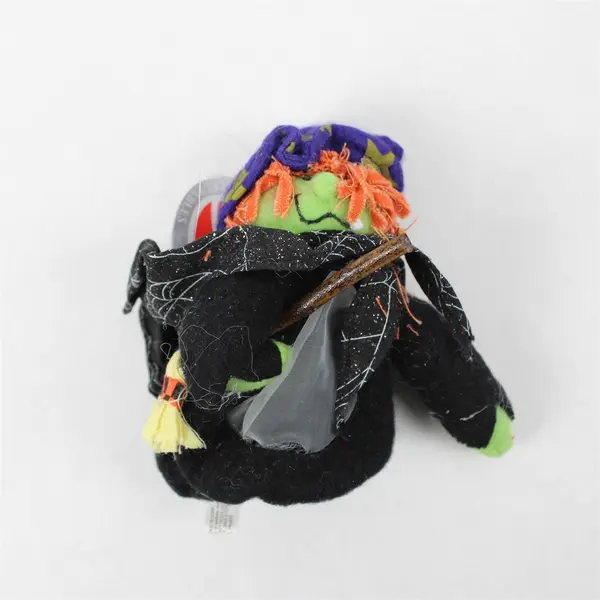 Lot of 3 Delton Product Corp Halloween Collectibles Witch Black Cat Ghost