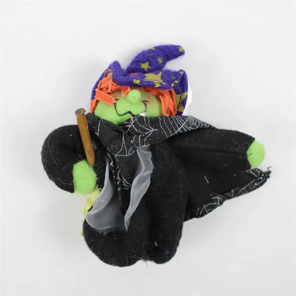 Lot of 3 Delton Product Corp Halloween Collectibles Witch 2 Black Cats