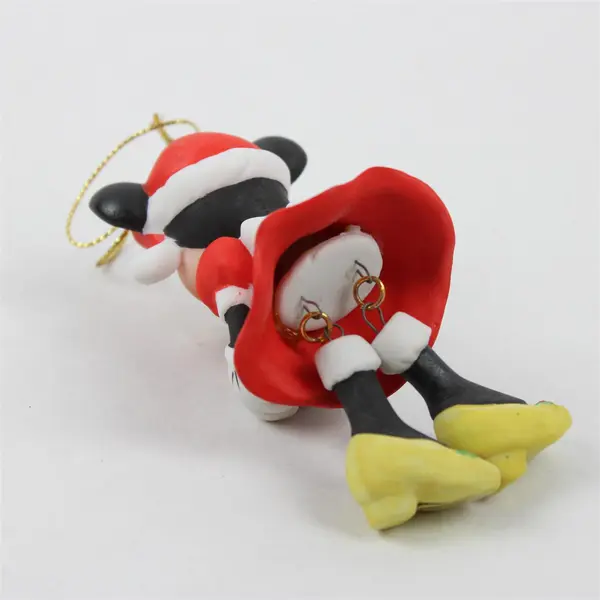 Vintage Disney Grolier Minnie Mouse Porcelain Ornament Dangling Legs RARE
