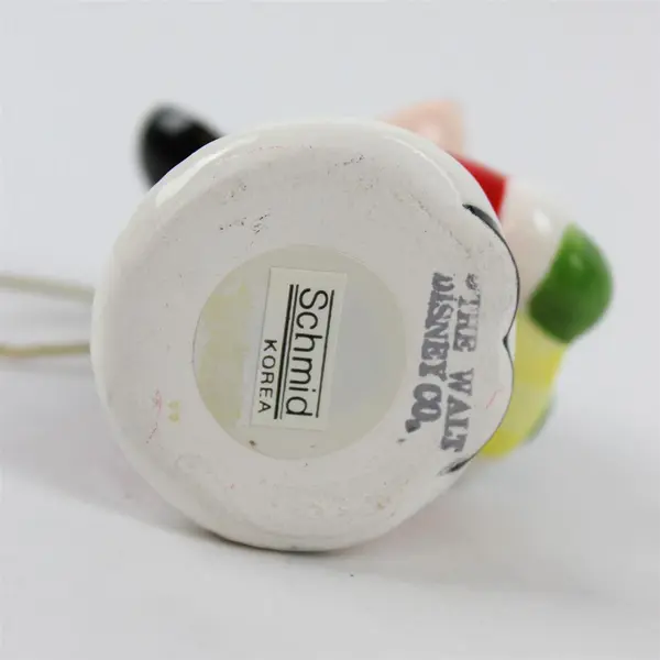 Vintage Schmid Minnie Mouse Ceramic Christmas Ornament Disney