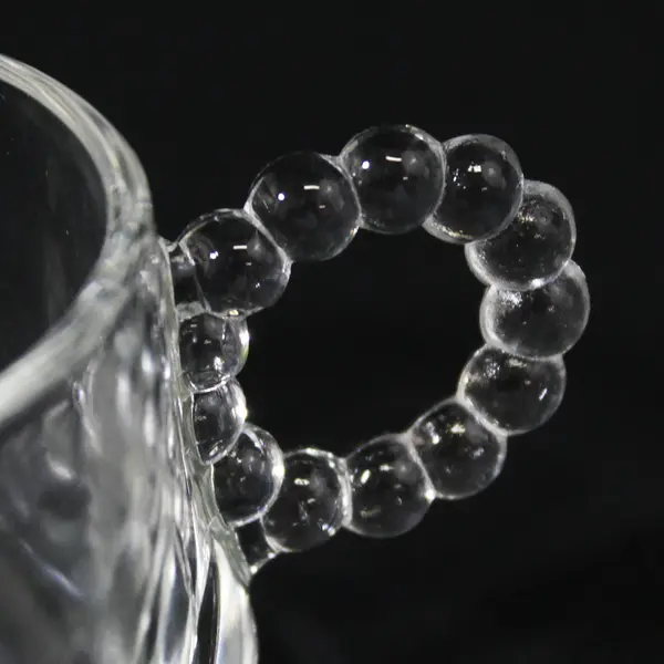 Lot Of 4 Hazel Atlas Orchard Matching Clear Glass Punch Cups 2.75" Tall