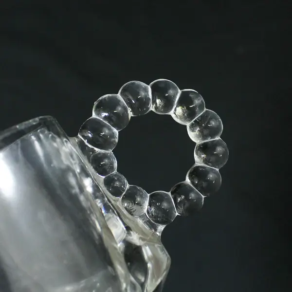 Lot Of 3 Hazel Atlas Orchard Matching Clear Glass Punch Cups 2.75" Tall