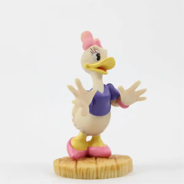 Vintage Daisy Duck Figurine with Vanity Disneyana Collectible