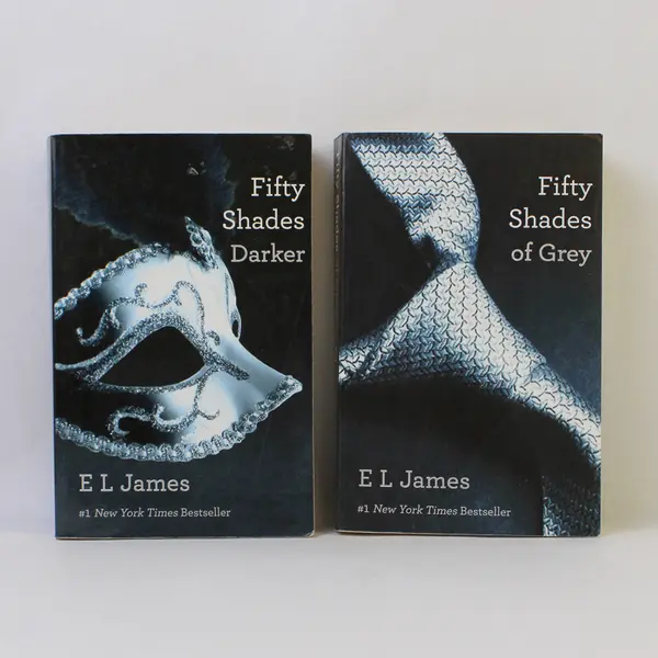 Lot of 2 E L James Novels Fifty Shades Series 2011 PB Fifty Shades Books I & II