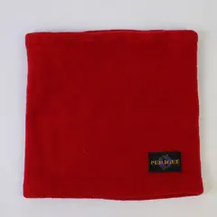 Perigee Red Fleece Neck Warmer Loop Scarf One Size