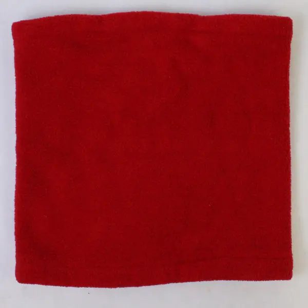 Perigee Red Fleece Neck Warmer Loop Scarf One Size