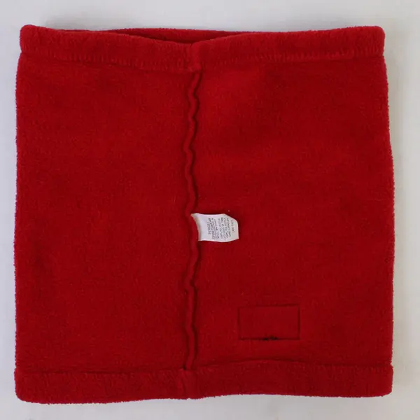 Perigee Red Fleece Neck Warmer Loop Scarf One Size
