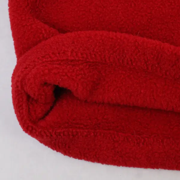 Perigee Red Fleece Neck Warmer Loop Scarf One Size