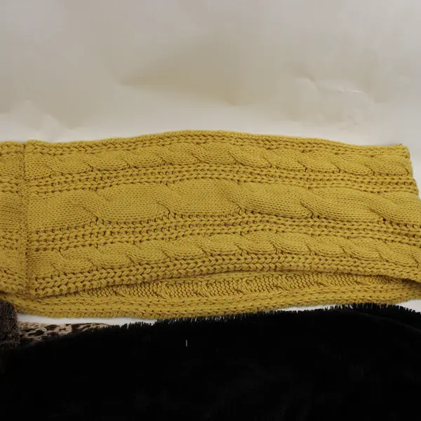 Mixed Lot of 4 Loop Scarves Knit and Fuzzy