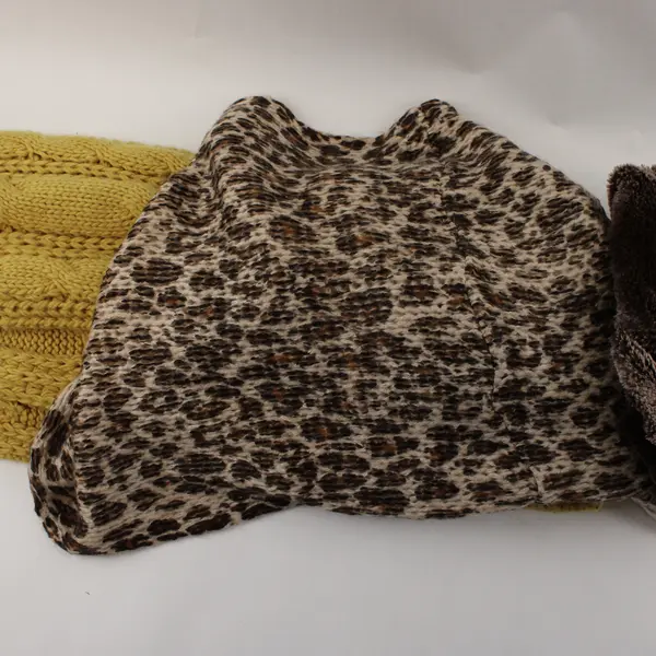 Mixed Lot of 4 Loop Scarves Knit and Fuzzy