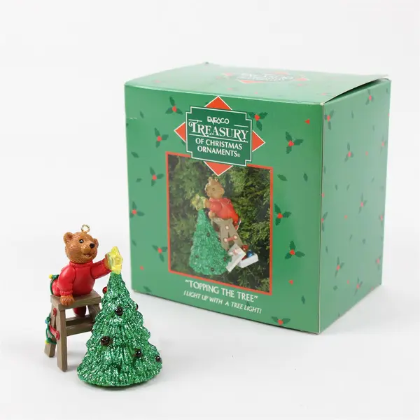 Rare 2002 Enesco Treasury of Christmas Ornament Topping the Tree Star