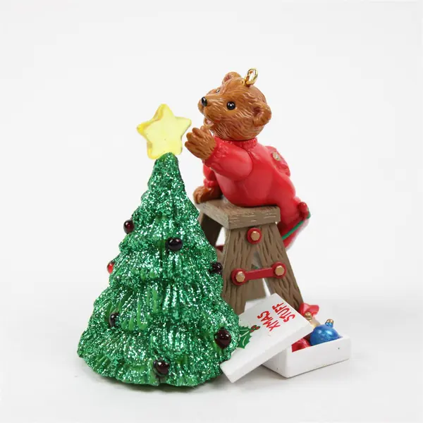 Rare 2002 Enesco Treasury of Christmas Ornament Topping the Tree Star