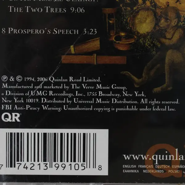 The Mask and Mirror Remastered CD From Loreena McKennitt 2006 Quinlan Road