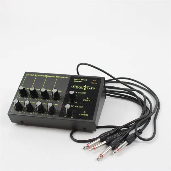 Signal Flex MM-80 Stereo Mixer 8-Channel Compact Untested