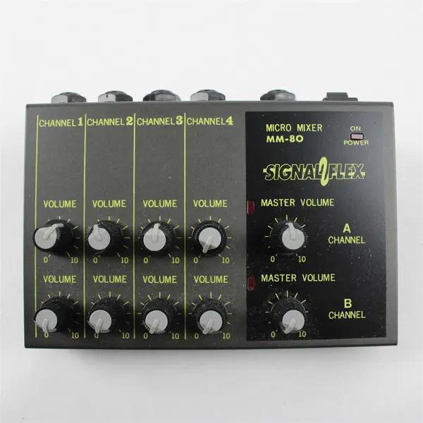 Signal Flex MM-80 Stereo Mixer 8-Channel Compact Untested