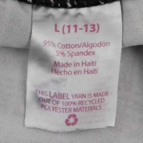 No Boundaries Gray and Pink Plaid Leggings Juniors Size Large 11-13