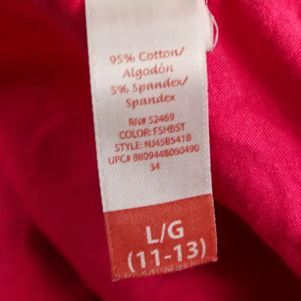 No Boundaries Hot Pink Ankle Leggings Juniors Size Large 11-13