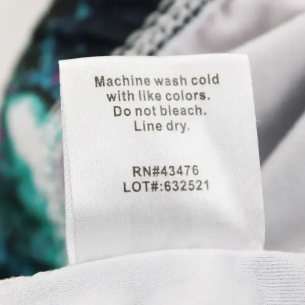 Gold Medal International Pink and Green Splotch Leggings Women's Large