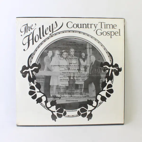The Holleys - Country Time Gospel 12" Vinyl Record