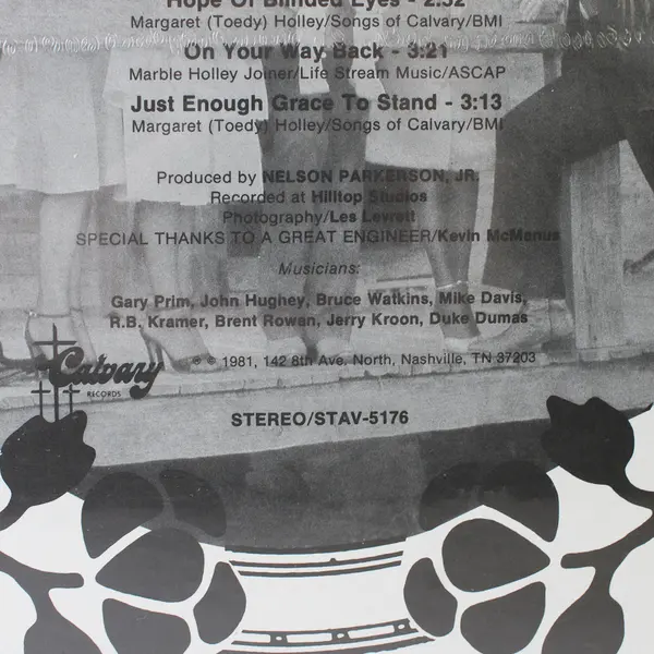 The Holleys - Country Time Gospel 12" Vinyl Record