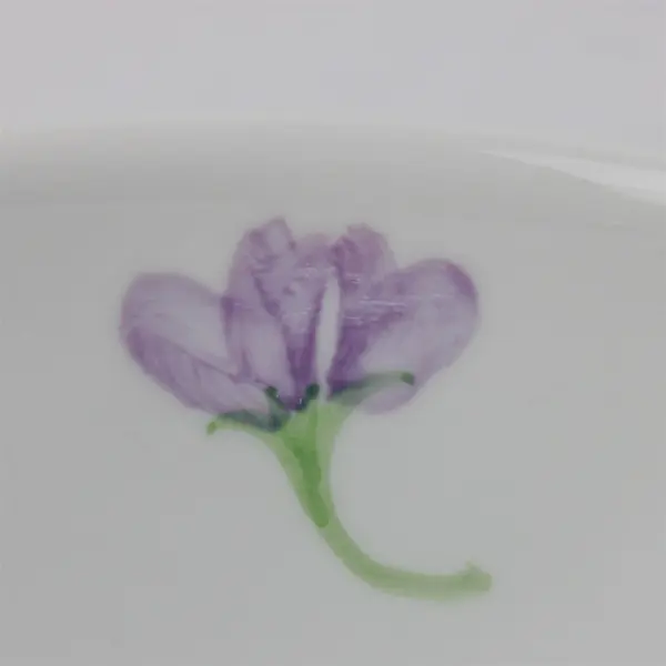 Vintage Andrea by Sadek Purple Pansy Porcelain Tea-for-One Teapot & Mug