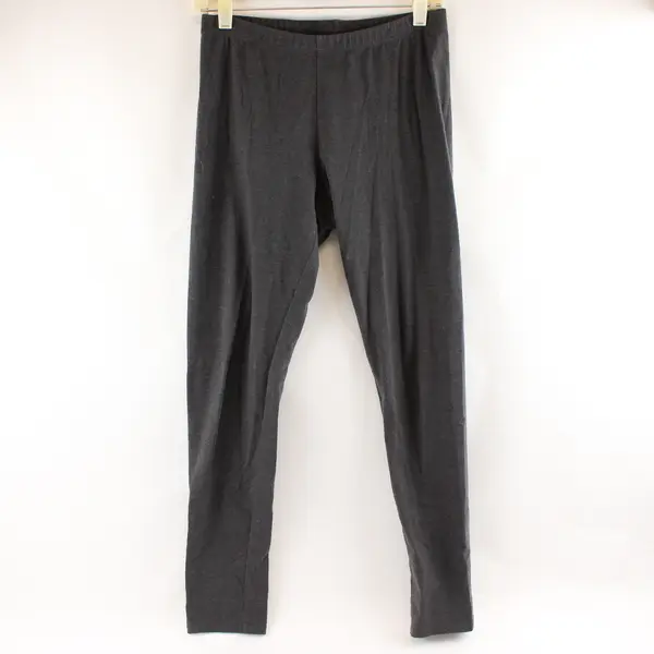 A New Approach Solid Gray Leggings Women's Medium