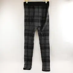 Gold Medal International Black and Gray Plaid Leggings Women's Large to XL