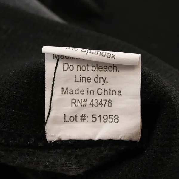 Gold Medal International Black and Gray Plaid Leggings Women's Large to XL