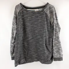 Champion Marled Gray and Black Long-Sleeved Shirt Men's XL