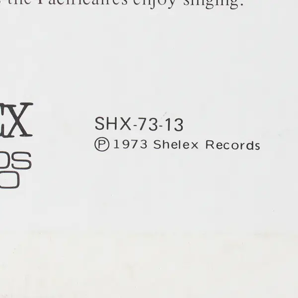 The Pacificaires "It's a Good Day" 12 Inch Record Vinyl Record