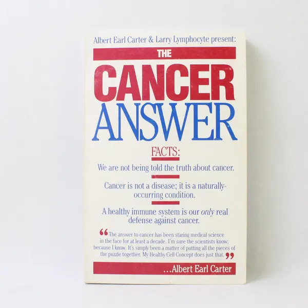 VTG The Cancer Answer Albert Earl Carter Larry Lymphocyte 1988 Paperback Good