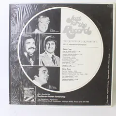 The Gentlemen's Agreement Just for the Record, 12" Vinyl Record
