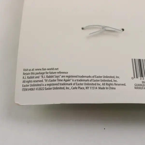 Easter Unlimited Bendy Rabbit 8.5in Brand New