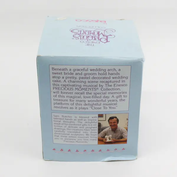 1986 Precious Moments MAY GOD BLESS YOU Revolving Musical Figurine