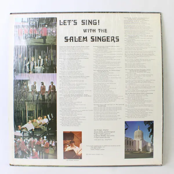 The Salem Singers Let's Sing 12" Vinyl Record