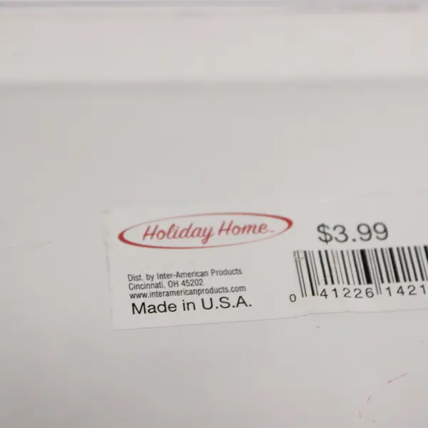 Lot of 2 Serving Trays - Clear 3-Section & Gold Glitter Plastic