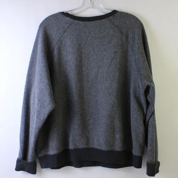 Avia Gray Fleece Sweatshirt Women's XL 16-18