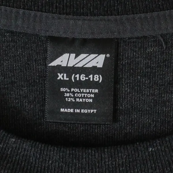 Avia Gray Fleece Sweatshirt Women's XL 16-18